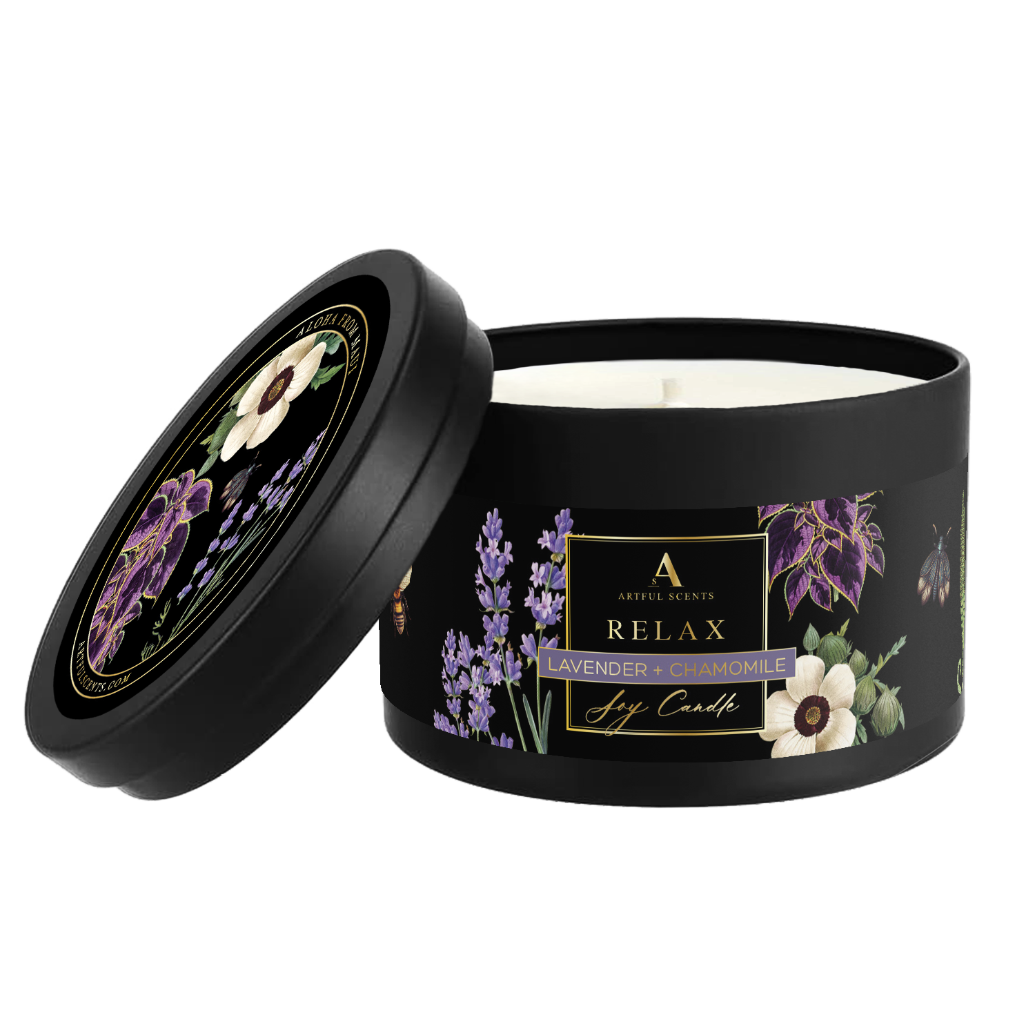 RELAX : Lavender + Chamomile Candle