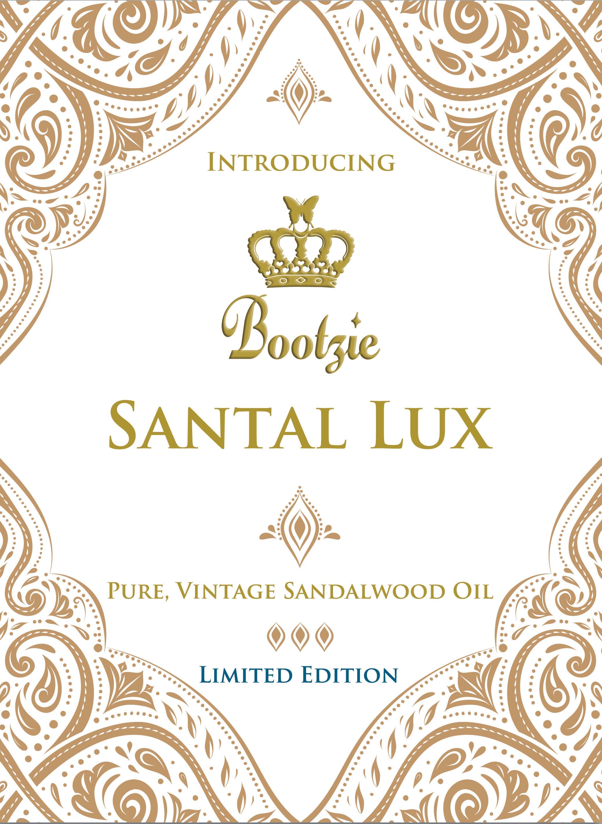 Bootzie Santal Lux - limited edition vintage sandalwood essential oil 10 ml roller - Bootzie