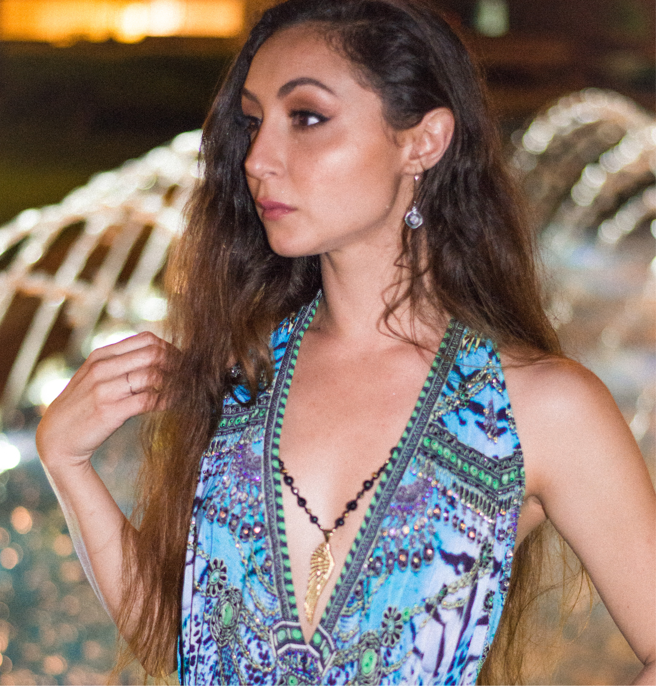 Necklace Maui Angel Wing - gold - Bootzie