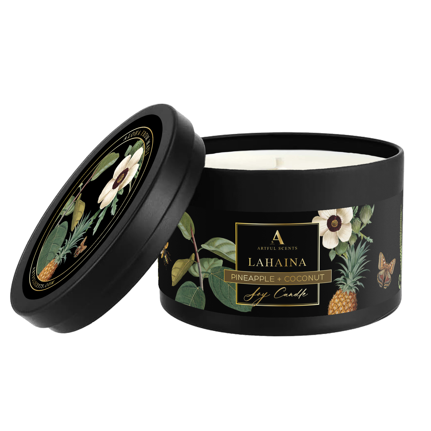 LAHAINA : Pineapple + Coconut Candle